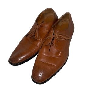 XRay Men's Brown Perforated Oxford Dress Shoes Size 11 Careercore boardroom prep